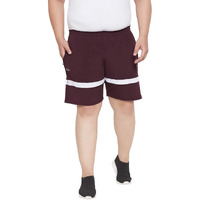 Bigbanana Men's Regular Fit Shorts (Mapel,Maroon,7Xl)