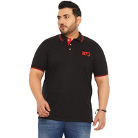 Bigbanana Men's Regular Fit Polo (Abell-Black,Black,2Xl)