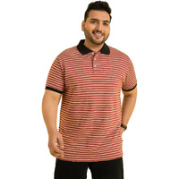 Bigbanana Men's Regular Fit Polo (Petrov,Maroon,4Xl)