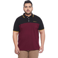 Bigbanana Men's Regular Fit Polo (Fralb-Black,Black,3Xl)