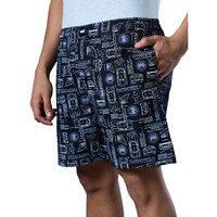 Bewakoof Men's All Over Printed Regular Fit Cotton Boxers_628775_Black_S