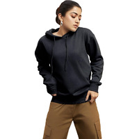 Bewakoof Heavy Duty 1.0 Women's Solid Oversized Fit Full Sleeve Fleece Hoodies