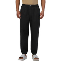 Bewakoof Men's Solid Regular Fit Pyjama_581551_Black_2Xl