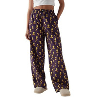 Bewakoof Women's All Over Printed Regular Fit Cotton-Poplin Pyjama_644696_Purple_2Xl