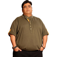 Bigbanana Plus Size Men's Regular Fit Solid Henley Tshirt (Warren-Olive,Olive,4Xl)