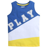 Bumzee Royal Blue Boys Sleeveless T-Shirt Age - 8-9 Years (Peb9364L-Rbl)