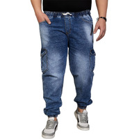Bigbanana Men's Regular Fit Jeans (Imperial,Blue,4Xl)