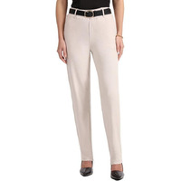 Blissclub Work-To-Wine Twill Straight Pants -Tall Above 5'5, Twill Pattern, Cotton Pants, Breathable And Stretchy