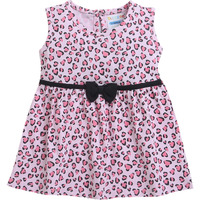 Bumzee Pink Girls Sleeveless Frock Age - 18-24 Months (Peb9177E-Pnk)