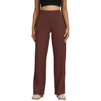 Blissclub Womens Ribsupreme Wide Pants, High-Rise Waistband, Back Pockets, Wide Silhouette, Luxurious Feel,Regular Variant Below 5'4
