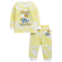 Bumzee Boys Cotton Full Sleeves T-Shirt & Pyjama Set Yellow - 18-24 Months (Peb10388E-Ylw)
