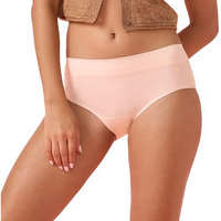 Enamor Innovations Bamboo Bliss, Anti Rash, All Day Comfort, Mid Waist Brief Panty For Women - Super Soft, Naturally Absorbent, Antimicrobial With Stain Release, Inner Elastic, Full Coverage- Ip01