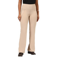 Blissclub Ultimate Flare Pants For Women Upto 5'4 Ft | Ribbed Waistband, 4 Pockets | High Waist Trousers And Formal Pants For Office Wear