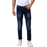 Campus Sutra Men's Regular Jeans (Us22_Jn_Torn_M_Pln_Nbu_Blue_30)