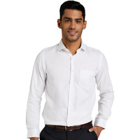Diverse Men's Solid Slim Fit Cotton Formal Shirt (Dvf06F2L01-8-39_White)