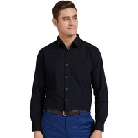 Diverse Men's Solid Regular Fit Formal Shirt Dvf01F2L02-526E_Jet Black_39