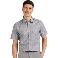 Diverse Men's Solid Regular Fit Formal Shirt (Dcmfh02Rc17Ka2-739E_Grey_44)