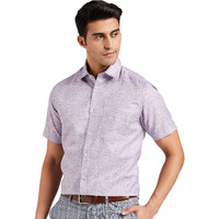 Diverse Men's Solid Regular Fit Formal Shirt (Dcmfh02Rc17Ka2-739G_Dark Purple_40)