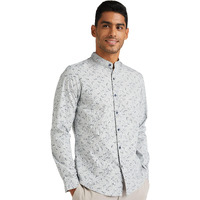 Diverse Men's Printed Regular Casual Shirt (Dcmcf11Rc10L03-294B_Grey S)