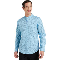 Diverse Men's Printed Slim Casual Shirt (Dcmcf11Rc10L03-294C_Blue 2Xl)