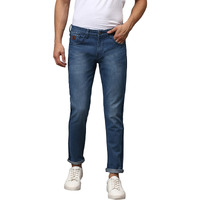 Campus Sutra Men's Regular Fit Denim Jeans (Ss23_Jn_Sstp_M_Pln_Bu_Blue_32)