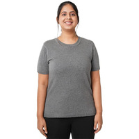 Blissclub Women At-Ease Cotton Knit Tees | 100% Cotton | Cottonknit Fabric | Loose Half-Sleeves | Western Tops | Side-Slits | High-Hip Coverage