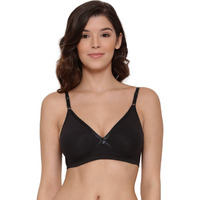 Lux Lyra Soft Cup Underwired Bra (Lyra_Bra_512_1Pc_Black_36 B)