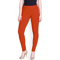 Lyra Women Solid Premium Cotton Ankle Length Leggings | Mid-Waist | Fashionwear