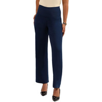 Blissclub Ultimate Sculpt Wide - Legged Pants, Ribbed Waistband, Wide Silhouette, 2 Zippered Pockets