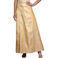 Libas Jacquard Classic Skirts Gold