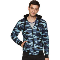 Campus Sutra Full Sleeve Solid Men Jacket(Azw18_Jkcamo2_M_Pln_Lbubu_Az_M)