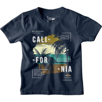 Bon Organik Boys Printed T-Shirt (Bon12181_6-12M) Navy