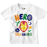 Bon Organik Boys Marvel Hero's Independence Day Flag Tshirt (Bon15097_4-5Y)