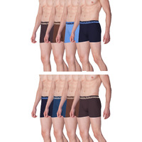 Lux Venus Pure Cotton Drawer For Men (Pack Of 8) Multicolour