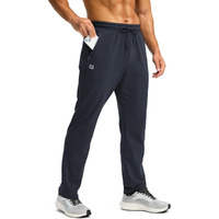 Cb-Colebrook Men's Fleece Lined Winter Pants With 3 Zipper Pockets Warm Athletic Joggers Workout Running Sweatpants For Men Treck Pant (In, Alpha, M, Regular, Grey)
