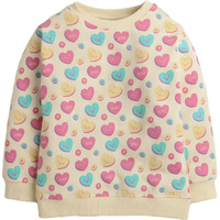 Bumzee Beige Girls Full Sleeves Cotton Sweatshirt Age - 12-18 Months (Peb9699D-Bge)