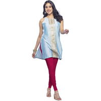 Lyra Premium Viscose Full Length Churidar Leggings For Women Rani Pink