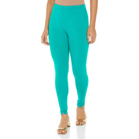 Premium Viscose Stretchable Ankle Length Leggings For Women Jade