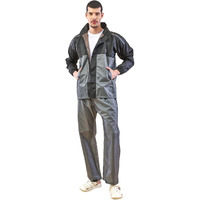 Lux Venus Tapping Rain Coat Set For Men