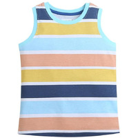Bumzee Blue Boys Sleeveless T-Shirt Age - 8-9 Years (Peb9367L-Blu)