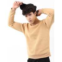 Ketch Men Full Sleeve Sweat Shirt Khss000008 Beige S
