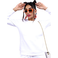 Ketch Womens Full Sleeve Regular Fit Sweatshirt Khss000052 White L