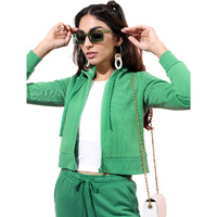 Ketch Womens Full Sleeve Slim Fit Sweatshirt Khss000062 Green S