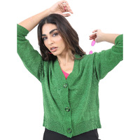 Ketch Acrylic Womens Full Sleeve Regular Fit Sweater Khsw000030 Kelly Green M