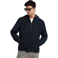 Dennis Lingo Indigo Solid Hood Jackets (Dlmjkw23040_In_L)