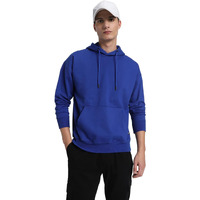 Dennis Lingo Blue Solid Sweatshirt (Dlmssw23048_Bl_M)
