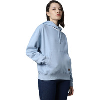High Star Blue Cotton Polyester Long Sleeves Hooded Neck Na Sweatshirts_Hswssw23003_Bl_M