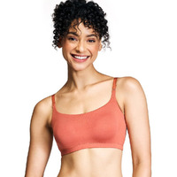 Nykd (Nyb165 Cotton Non Padded & Non Wired Full Coverage Slip On T-Shirt Bra For Women | Easy Breezy Soft Fabric With Hidden Shaper Sling For No Side Bulge & Detachable Strap - Orange