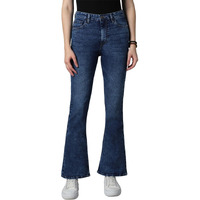 High Star Women's Bootcut Fit High Rise Jeans (Hswjnw23203_Ig6_Indigo_34)