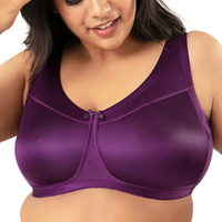 Nykd By Nykaa Side Smoothening, Wirefree Minimizer Bra - Grape Nyb044-38C